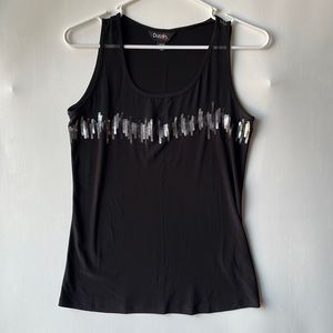 Dusack Designs Sequin Accented Sleeveless Top